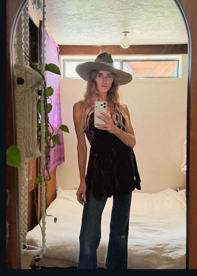 late 1960s velvet pieced fringe mini dress tunic car wash mid go-go