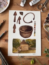 Image 1 of Avebury Museum Fine Art Print