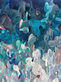 Image 2 of 'De profundo' - 124x65cm, FRAMED