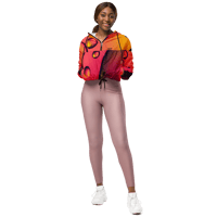 Image 2 of Women’s BRH Dapper drip Cropped Windbreaker3