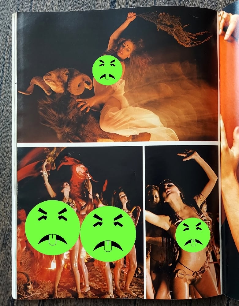 Playboy Magazine 1974 - Occult Pictorial