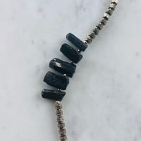Image 4 of  *new* PRIESTESS:  PYRITE + BLACK TOURMALINE