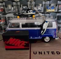 Image 3 of Nikes black ;blue; white; Key Chain