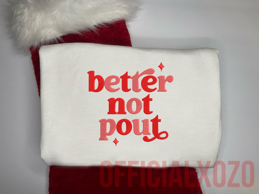 Image of Better Not Pout’