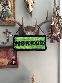 Horror Crochet Tapestry 