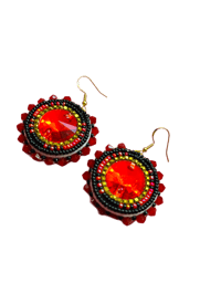 Image 2 of Ruby Dream Earrings 