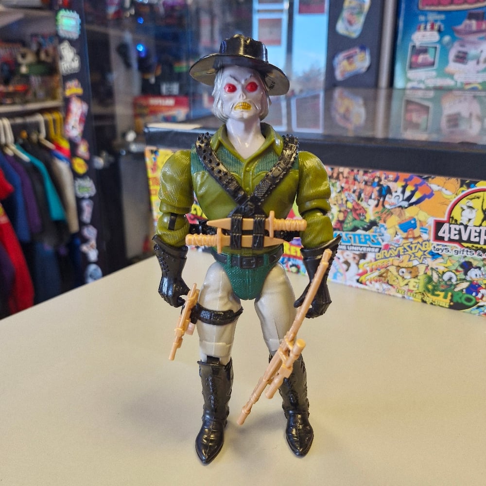 Image of Vintage Bravestarr Tex Hex Action Figure with Accessories – Mattel 1987