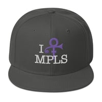 Image 5 of I [PRINCE] MPLS Ballcap (White Text)