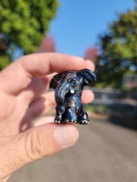 Image 6 of Matalic Blue Baby Elephant Pendant