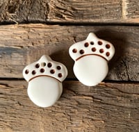 Image 2 of Ceramic Acorns set of 2