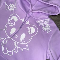 Image 2 of Demon Bear 1/1 Hoodie (Lavender)