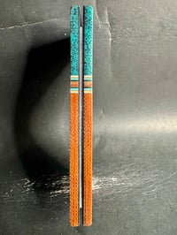 Image 4 of Grip-tec & Vintage Micarta Segmented Knife Scales