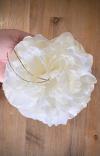 Image 3 of Preorder - White Hanging Peony flower 