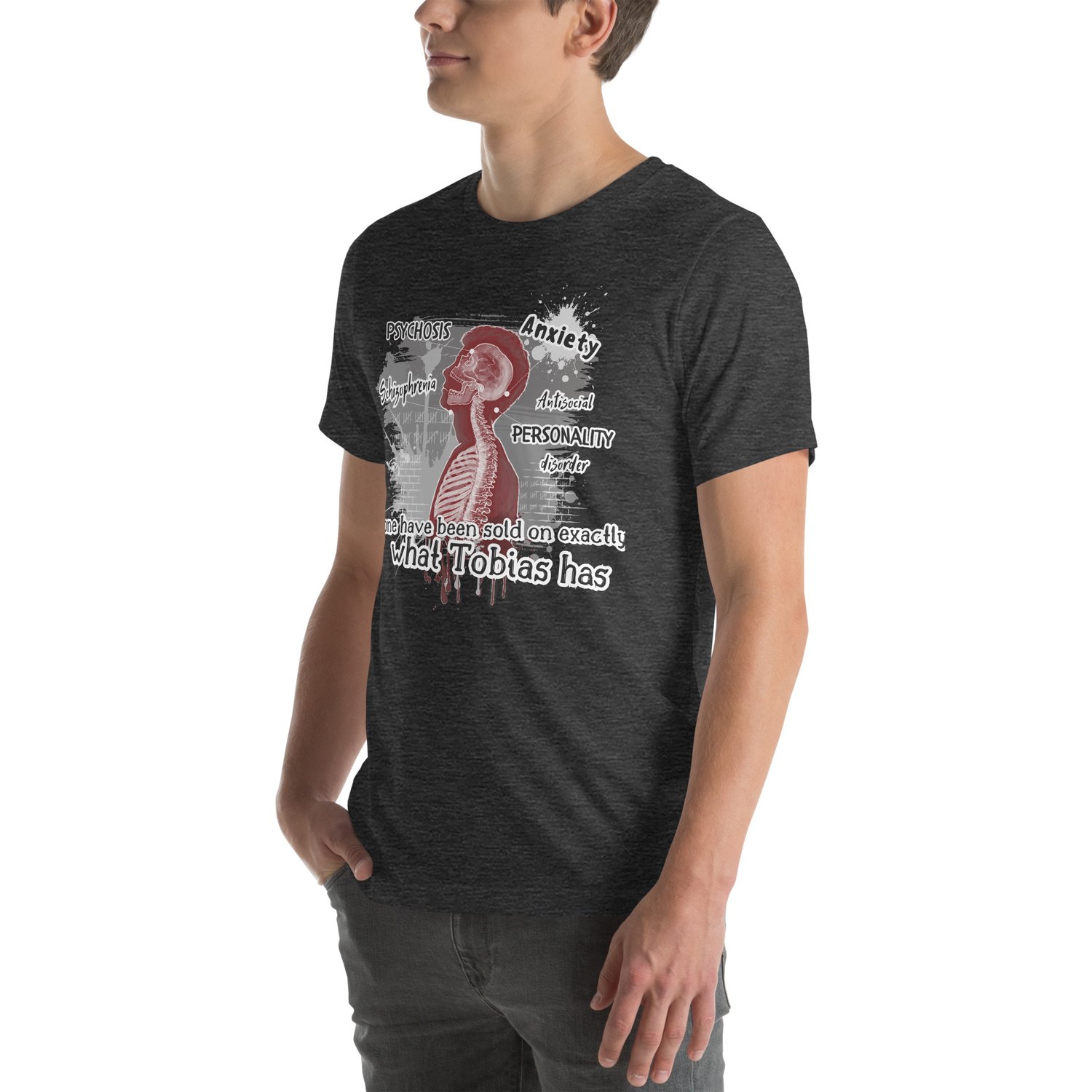 Image of Officially licensed Leigh Rivers Psychotic obsession Tobias Unisex t-shirt