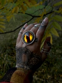 Image 1 of Amber Ring~sz 8.25/8.5