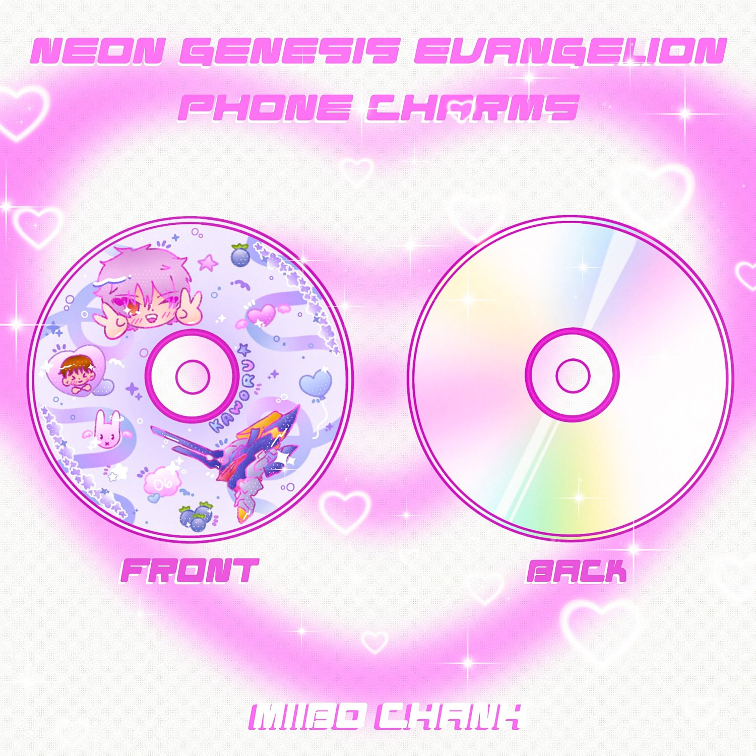 Image of Neon Genesis Evangelion | Phone Charms 