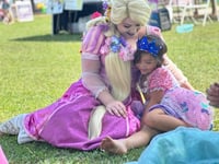 Image 10 of Princess Tea Party, colorful unicorns, princess appearance, snow fall, MORE! 