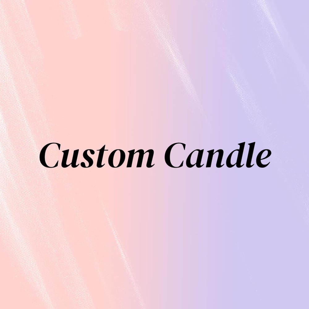 Image of Custom Candle