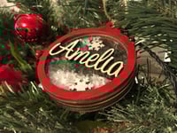 Image 2 of Snow Shaker Christmas baubles