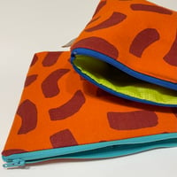 Image 2 of French Workwear Orange Washbag