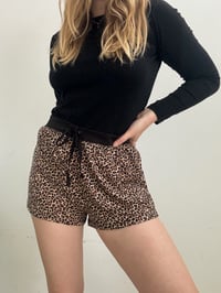 Image 1 of Cheetah print shorts // L