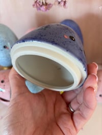 Image 2 of Mini egg pot purple 