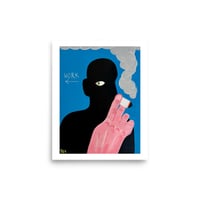 "SMOKE ROOM" 8 x 10 in