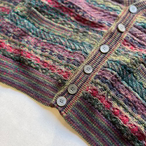 Image of 1990s Missoni Sport Cardigan, Size Medium