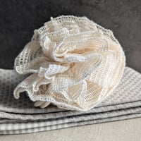 Image 2 of Ramie Mesh Shower Pouf