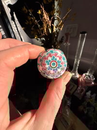 Image 2 of Blushing in Teal Hollow Pendant