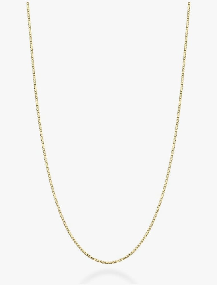 Image of Thin Box Chain Necklace 