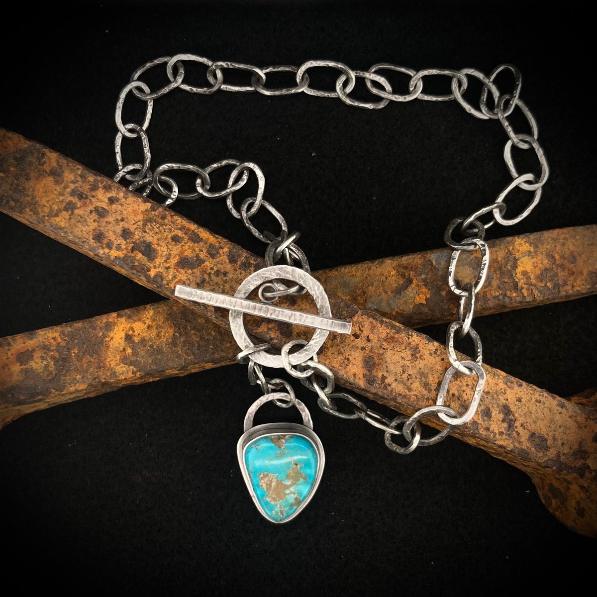 Blue Gem Turquoise Necklace 