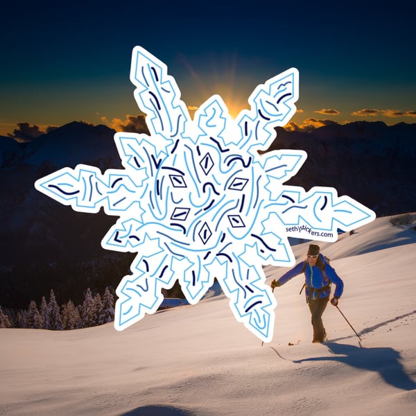 Image of Snowflake Sticker