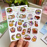 Image 1 of Hawaiian Food | Matte Sticker Sheet