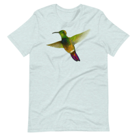 Image 2 of Colibrí Dorado de Puerto Rico | Puerto Rican Mango Hummingbird Unisex T-Shirt