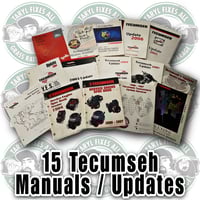 Image 1 of (15) Tecumseh Shop Manuals / Seminar Updates 1990s-2000s