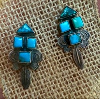 Image 3 of Spirit Winds 90s multi-stone earrings 