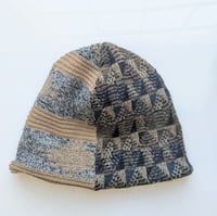Image 4 of Upcycled Reversible Beanie Cotton Blend 26