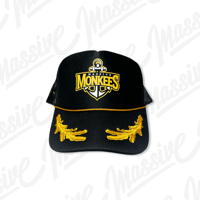 Image 1 of Gold Leaf Anchor Trucker Hat