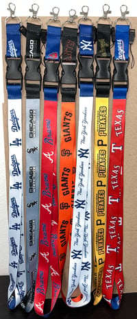 Image 2 of MLB Lanyard Key Badge ID Holder