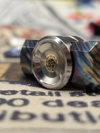 Image 7 of Pre-order Custom Tungsten Button 3SD w/ Mosaic Pin Inlaid