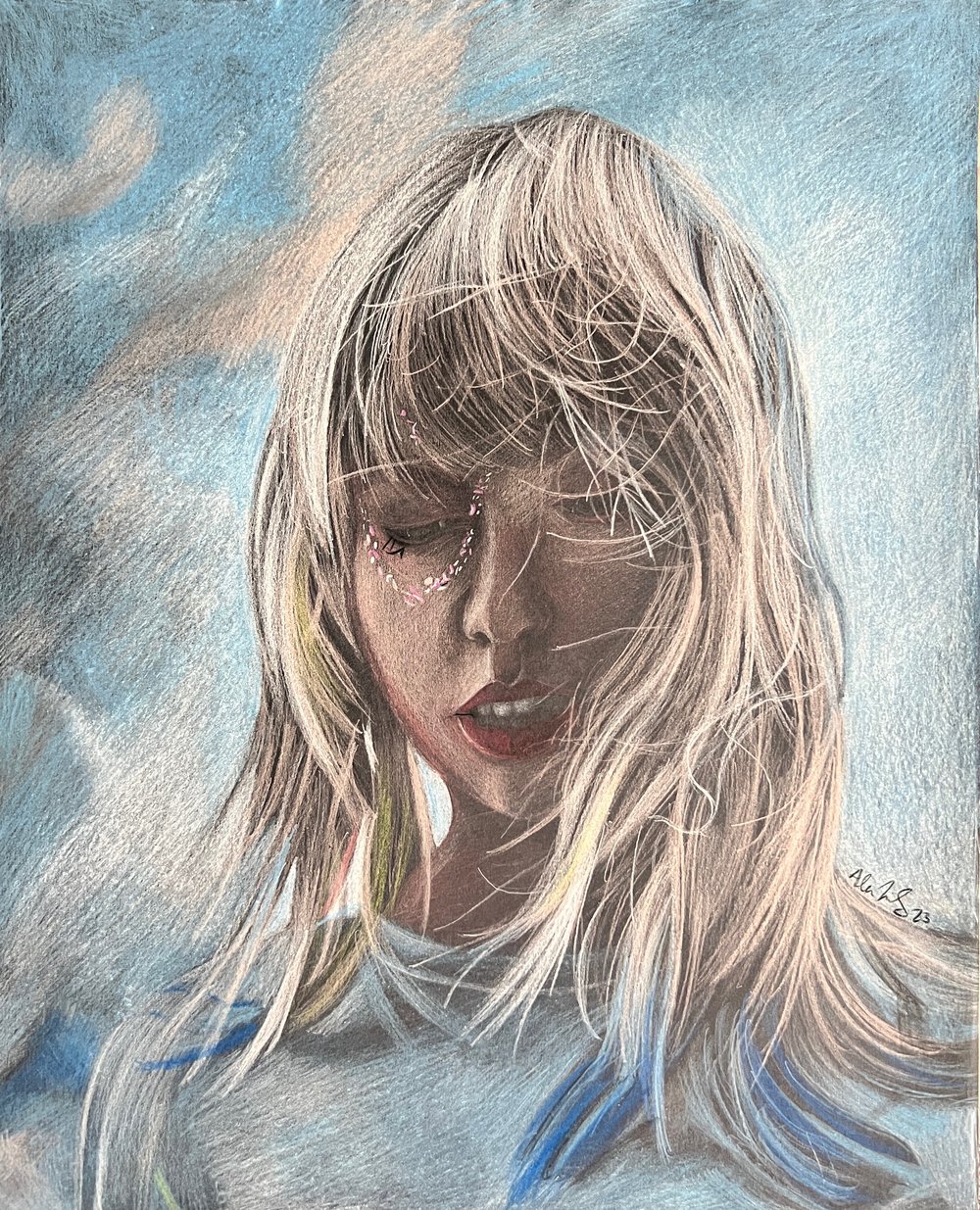 Image of “I still remember the first fall of snow.” TAYLOR SWIFT Art Print