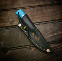 Image 3 of TOM • turquoise g10 & walnut