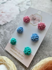 Image 2 of Pastel Dahlia Studs