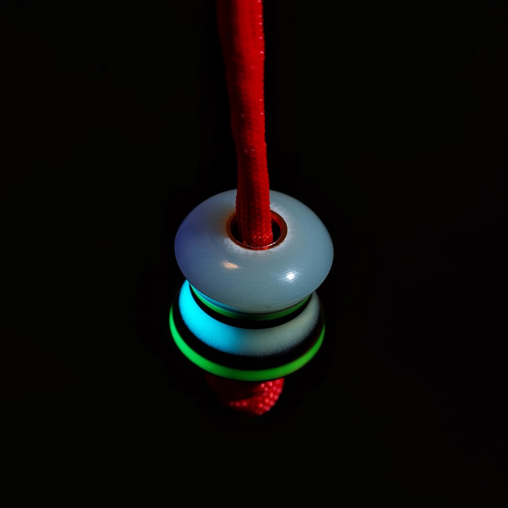 Taiga EDC lanyard beads (GLOW)