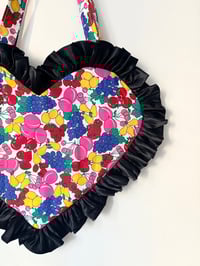 Image 2 of Fruity 90s Nostalgia Heart Bag 🍋 🍇 🩷