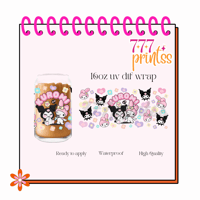 Sweet Kuromi UV DTF Cup wrap