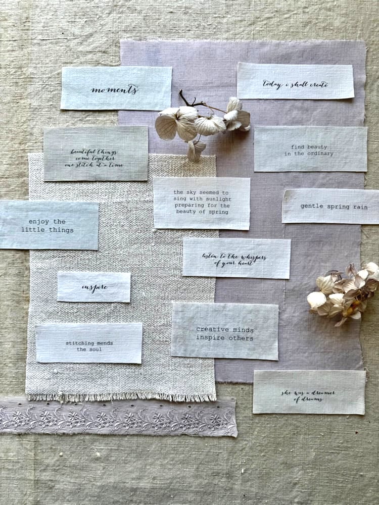 Image of Fabric quotes #1