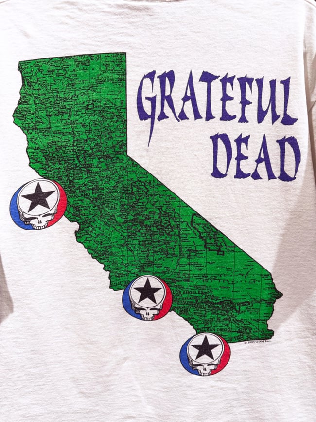 Grateful Dead 1993 Tour ‘Jugband’ CA T-Shirt - Size L