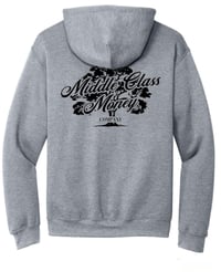 Image 1 of The Original Hoodie (grey on black)